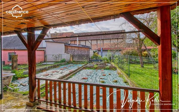 Maison Individuelle de 110 m² à vendre à FEGERSHEIM (67) - Terrain de 440 m² - Dépendance
