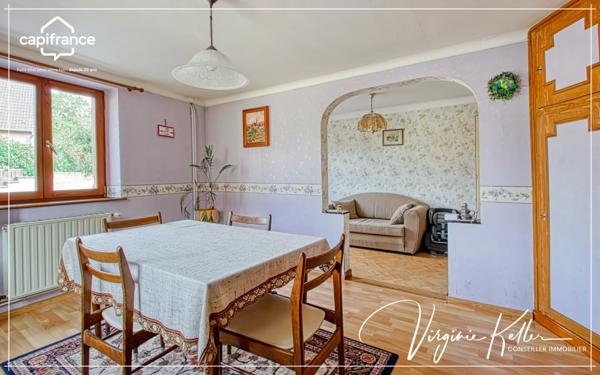 Maison Individuelle de 110 m² à vendre à FEGERSHEIM (67) - Terrain de 440 m² - Dépendance