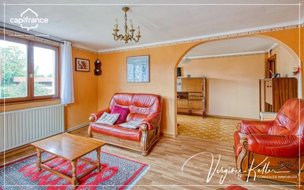 Maison Individuelle de 110 m² à vendre à FEGERSHEIM (67) - Terrain de 440 m² - Dépendance