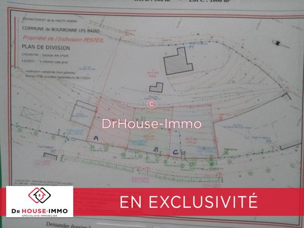 Terrain à vendre de 843 m²