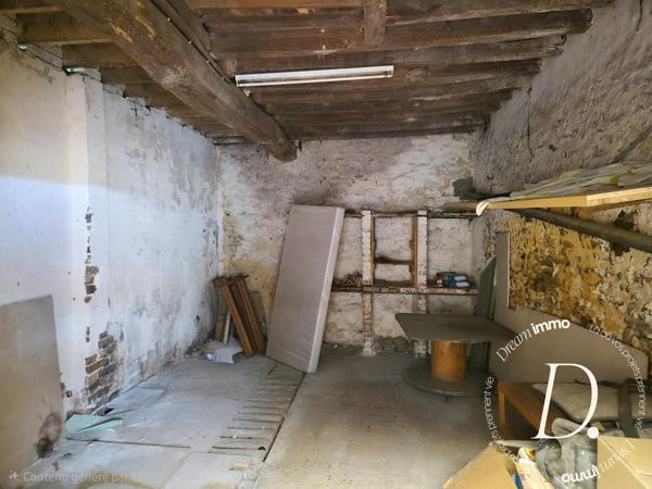 Commerce, habitation, grange et terrain constructible potentiel en centre-ville