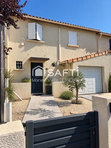 Eysines, aux portes du Bouscat Maison T4 – 82,19 m² – 3 chambres – Terrasse 50 m² – Garage 15m²– Climatisation