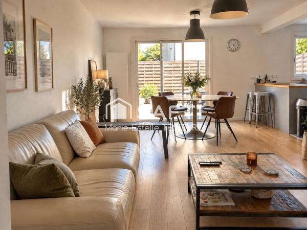 Eysines, aux portes du Bouscat Maison T4 – 82,19 m² – 3 chambres – Terrasse 50 m² – Garage 15m²– Climatisation