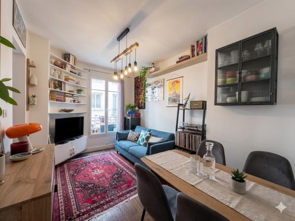 Beau 2p 29,11m2 Carrez - Rue Planchat (Alexandre Dumas)