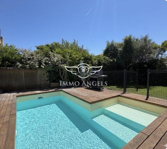 LATTES CENTRE-VILLA 4 CHAMBRES-TERRAIN 448 M2-PISCINE-GARAGE-TRAMWAY