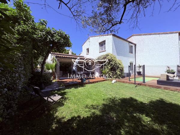 LATTES CENTRE-VILLA 4 CHAMBRES-TERRAIN 448 M2-PISCINE-GARAGE-TRAMWAY