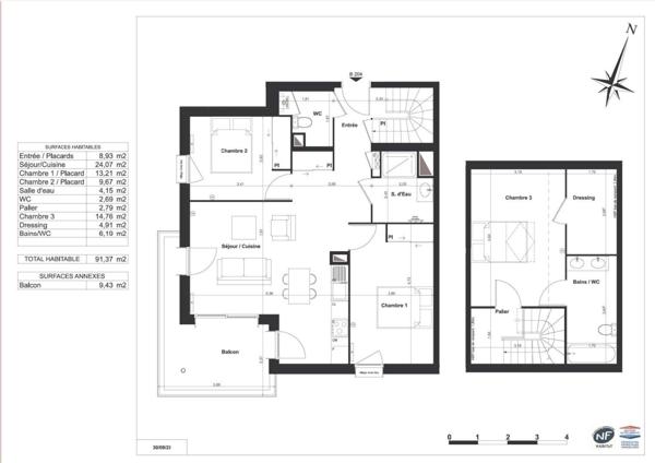 Duplex neuf dans une résidence sécurisé