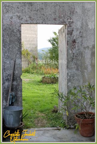 ensemble de 2 maisons en pierre + grange + grand terrain