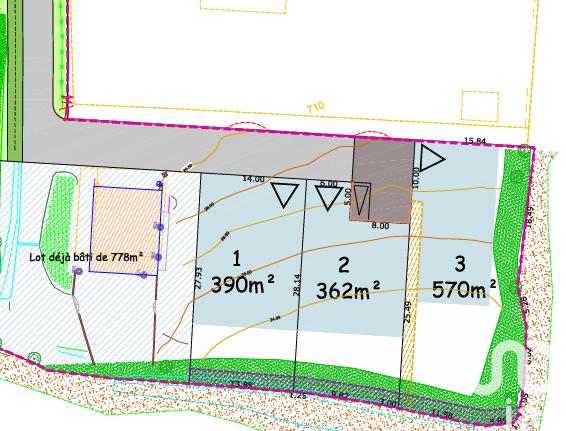 Terrain à vendre 566 m² Auray