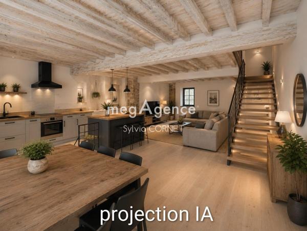Maison à AMBERIEU-EN-BUGEY, 01500 - 2 pièces 140m²