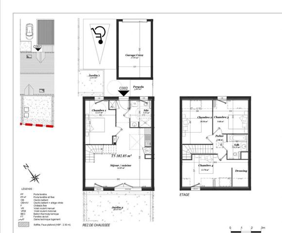 Vente maison 4 chambres, 94 m², jardin privatif, garage, Erquy ( 22430)