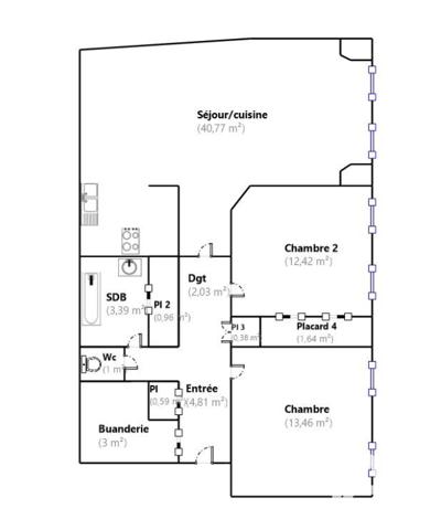 Appartement à vendre 3 pièces 84 m² Amiens