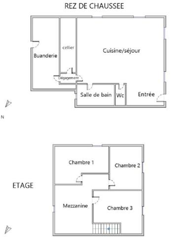 70400 HERICOURT - MAISON INDIVIDUELLE 4 PIECES - 3 CHAMBRES - DEPENDANCES