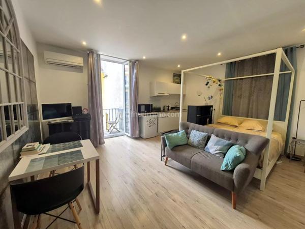 Vente                                                      Appartement
                        
                     1 pièces                      27 m2                     à Nice
