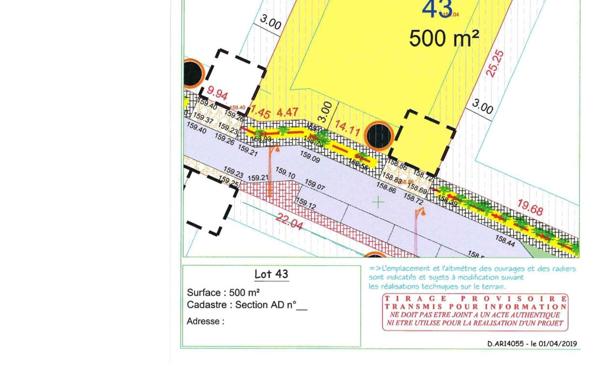 Terrain à vendre    Sarceaux