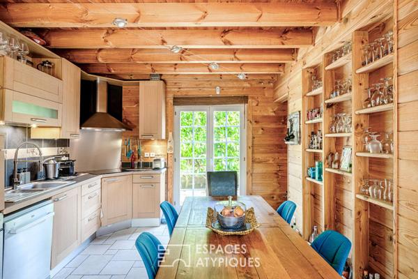 L’exception à Pontoise : Maison esprit chalet, le confort absolu.