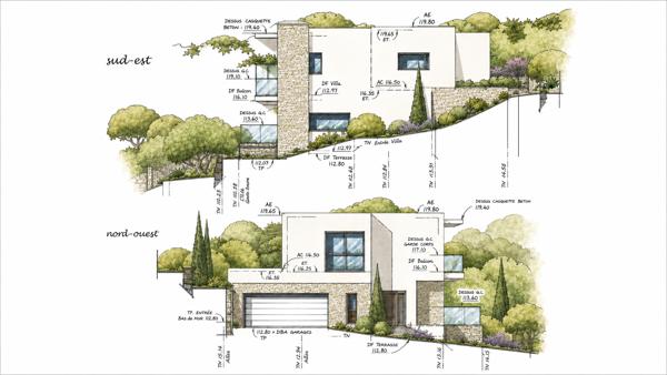 Terrain à vendre 864 m² Le Cannet