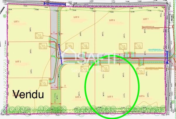 Terrain 629 m2 CAUSSADE