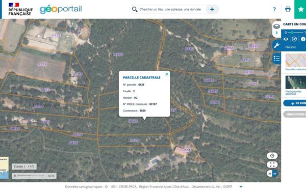 Terrain à vendre    Signes