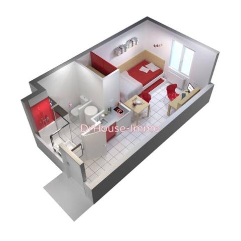 Appartement à vendre 1 pièce de 19 m²