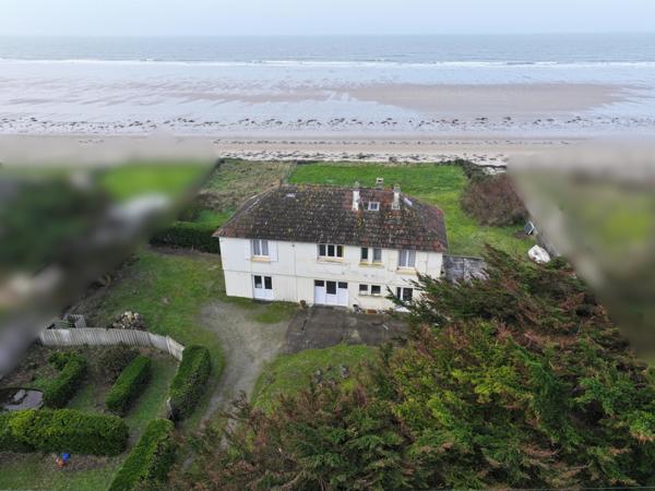 maison 129m2  face à la mer avec accès plage