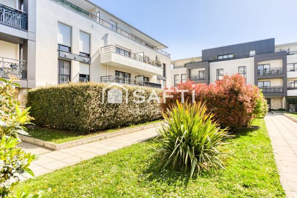 Appartement 3 pièces de 64m², immeuble récent de standing avec jardin et terrasse de 52m², exposé Sud-Ouest