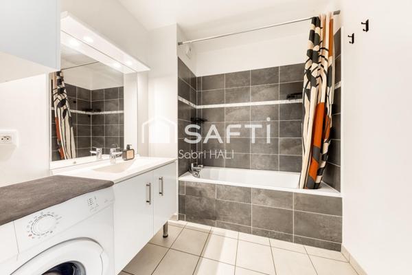 Appartement 3 pièces de 64m², immeuble récent de standing avec jardin et terrasse de 52m², exposé Sud-Ouest