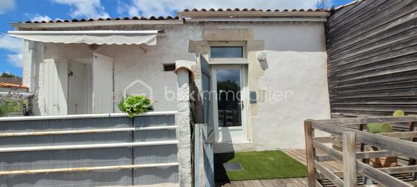 EXCLUSIVITE AU COEUR DE SAUJON :

Centre-ville : A proximité immédiate des commerces et cure thermale dans un secteur calme.
Appartement 2 pièces, avec entrée privative, composé d'une cuisine fonctionnelle meublée ouverte sur un séjour traversant et lumineux.
A l'étage une chambre en mezzanine avec espace de rangements et une salle d'eau.
Les wc sont séparés.
Coté extérieur une jolie terrasse a la vue dégagée et une place de parking.
*** Fenêtre pvc double vitrage.
*** Store électrique.
*** Pas de charge de copropriété.
*** Lumineux.
*** En centre ville.
A votre disposition pour tout renseignement complémentaire au 06.14.04.55.39