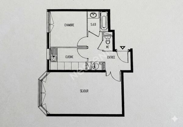 Appartement 2 pièces de 50m² à vendre à Puteaux - Calme et Lumineux avec cave et Parking