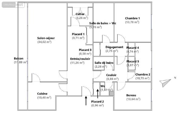 Appartement à vendre à Rouen en Seine-Maritime (76000), ref : 76007-770