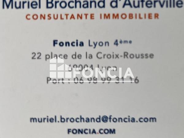 Studio T1 F1 20 m² à Caluire Et Cuire 69300 à vendre