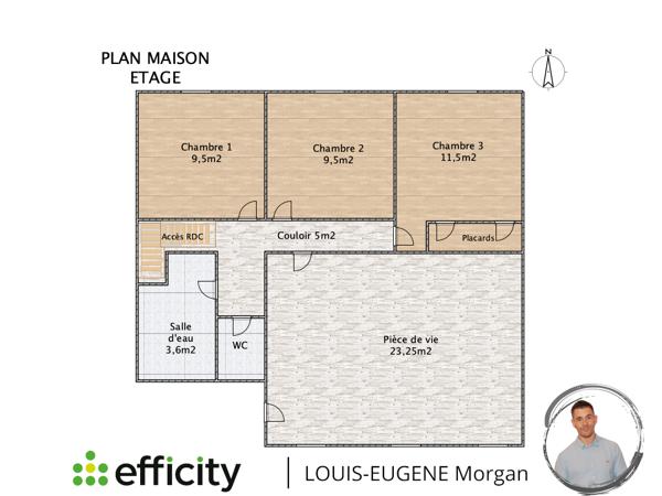 Maison 5 pièces - 76 m²