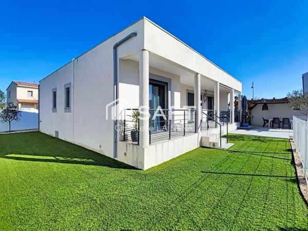 Maison familiale lumineuse avec jardin et piscine