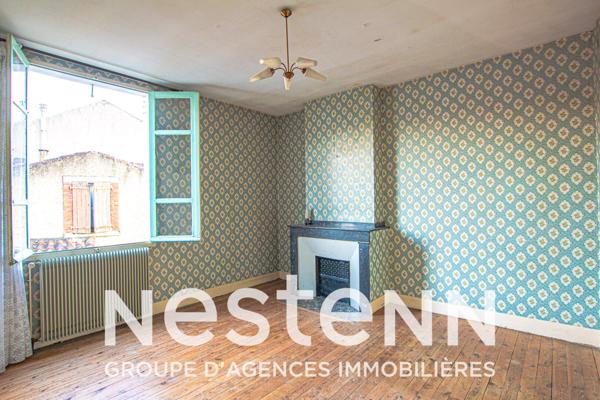 A Carmaux, à proximité du centre-ville, maison mitoyenne de 4 pièces avec fort potentiel de rénovation