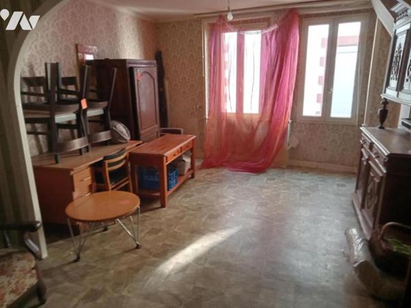 Maison de 80,25m² habitables, 2 CH possible 3, terrain de 505m²