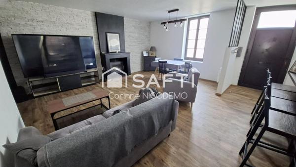 Maison entièrement restaurée 113m²