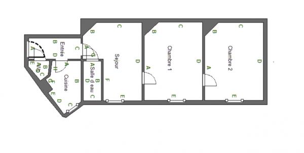 Appartement à vendre 2 pièces 43 m² Alfortville