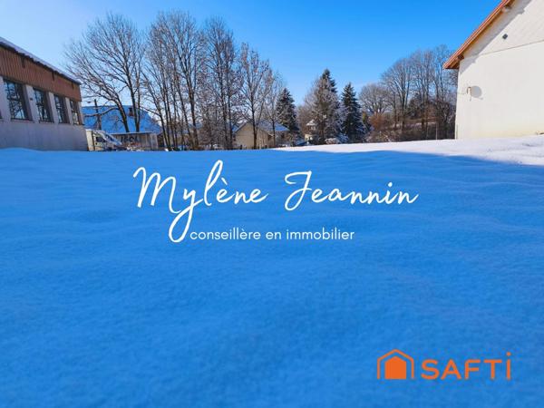 Beau terrain constructible 1033 m² – Mignovillard