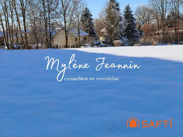 Beau terrain constructible 1033 m² – Mignovillard