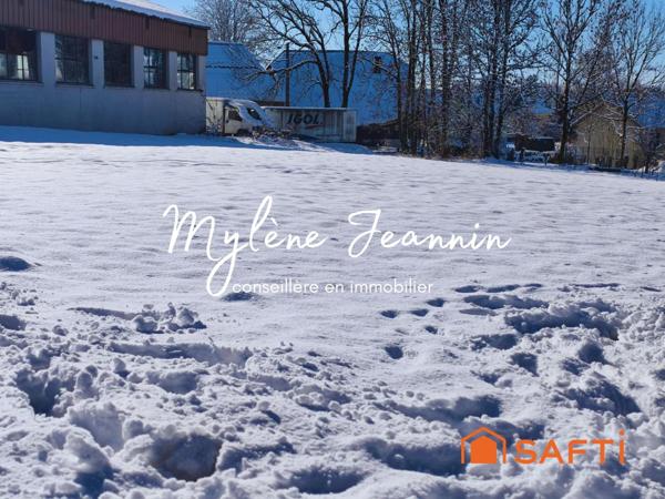 Beau terrain constructible 1033 m² – Mignovillard