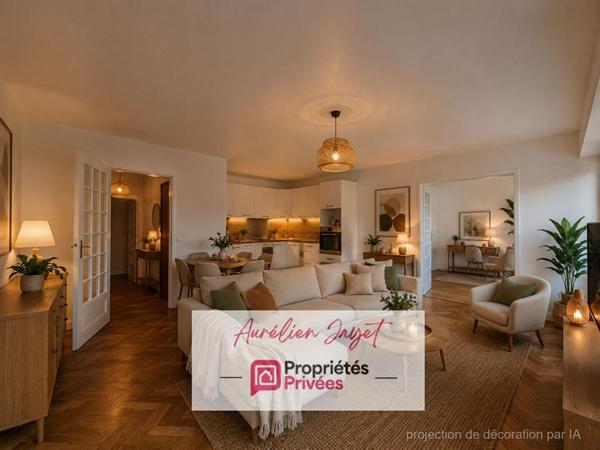 secteur Université Gare, Appartement 96 m²  4 chambres, parking