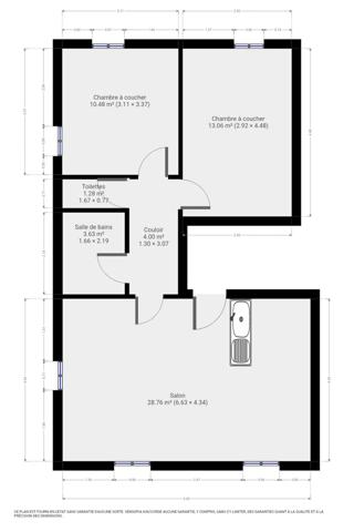 Location Appartement 3 pièces 57 m2 à Le Bugue