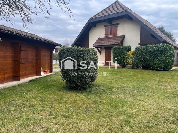 Maison et terrain bien entretenus, idéal famille