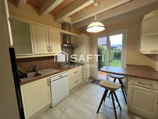 Maison et terrain bien entretenus, idéal famille