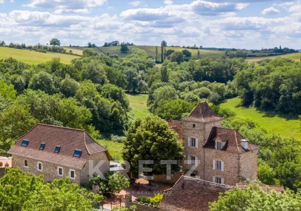 Domaine de 18Ha dans l'Aveyron avec une vue imprenable
