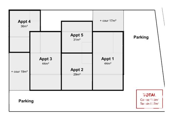 Immeuble à vendre 183 m² Saint-Pierre