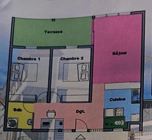 APPARTEMENT T3 – RÉSIDENCE LE CLOS D’ANGÈLE - 175 000 €