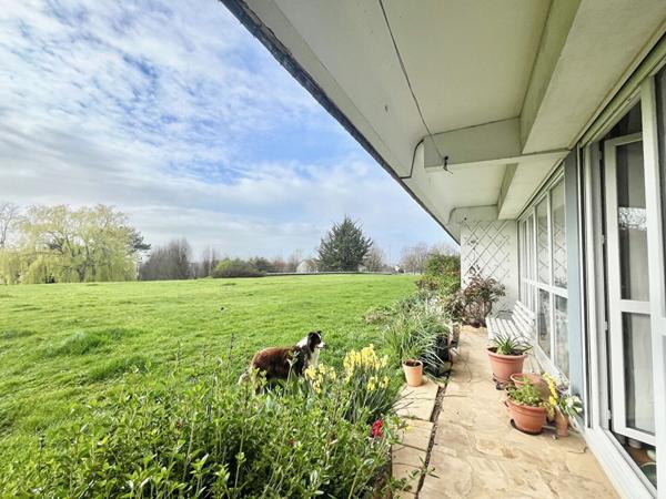 Appartement Caen 4 pièce(s) 90 m2 - rez de jardin - terrasse sud - cave - garage fermé