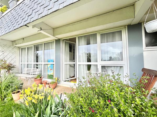 Appartement Caen 4 pièce(s) 90 m2 - rez de jardin - terrasse sud - cave - garage fermé