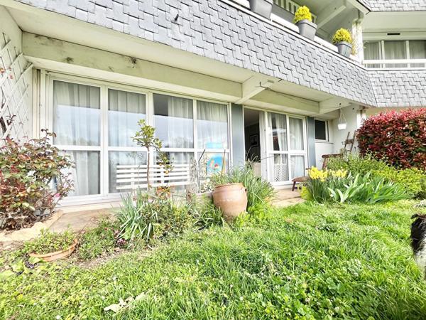 Appartement Caen 4 pièce(s) 90 m2 - rez de jardin - terrasse sud - cave - garage fermé